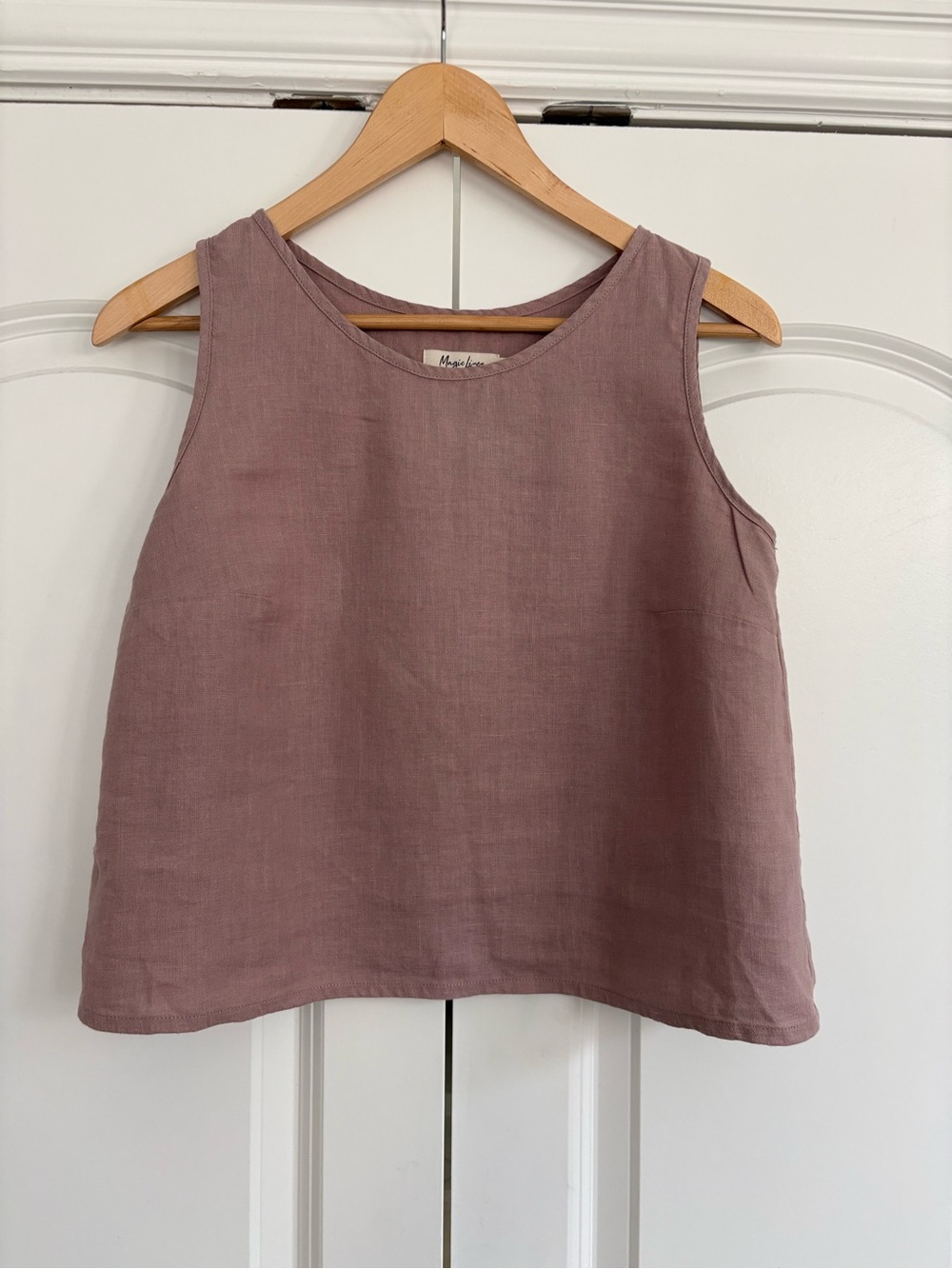 Magic Linen 100% linen crop top